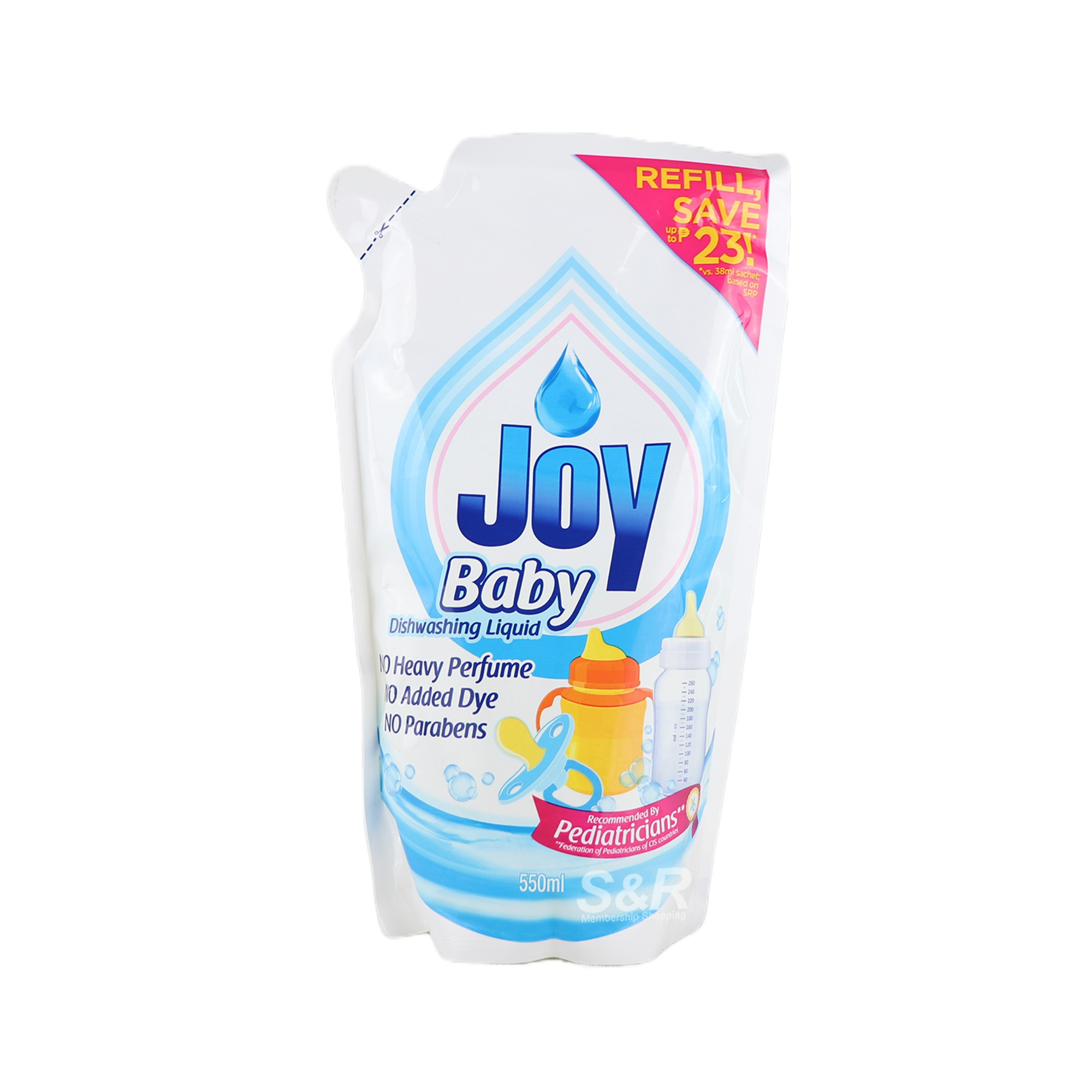Joy Baby Dishwashing Liquid 550mL Joy Baby Dishwashing Liquid 550mL